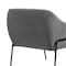 Armen Living Karen Gray Velvet Modern Accent Chair LCKRCHGRY - alternate 4